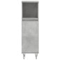 vidaXL Set Mobili da Bagno 3 pz Grigio Cemento in Legno Multistrato vidaXL Set Mobili da Bagno 3 pz Grigio Cemento in Legno Multistrato