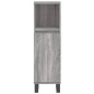 vidaXL Set Mobili da Bagno 3 pz Grigio Sonoma in Legno Multistrato vidaXL Set Mobili da Bagno 3 pz Grigio Sonoma in Legno Multistrato
