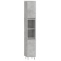 vidaXL Set Mobili da Bagno 3 pz Grigio Cemento in Legno Multistrato vidaXL Set Mobili da Bagno 3 pz Grigio Cemento in Legno Multistrato