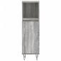 vidaXL Set Mobili da Bagno 3 pz Grigio Sonoma in Legno Multistrato vidaXL Set Mobili da Bagno 3 pz Grigio Sonoma in Legno Multistrato
