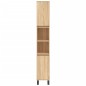 vidaXL Set Mobili da Bagno 3 pz Rovere Sonoma in Legno Multistrato vidaXL Set Mobili da Bagno 3 pz Rovere Sonoma in Legno Multistrato