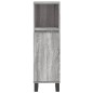 vidaXL Set Mobili da Bagno 3 pz Grigio Sonoma in Legno Multistrato vidaXL Set Mobili da Bagno 3 pz Grigio Sonoma in Legno Multistrato