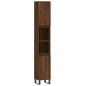 vidaXL Set Mobili da Bagno 3 pz Rovere Marrone in Legno Multistrato vidaXL Set Mobili da Bagno 3 pz Rovere Marrone in Legno Multistrato