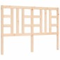 vidaXL Giroletto con Testiera 140x190 cm in Legno Massello vidaXL Giroletto con Testiera 140x190 cm in Legno Massello