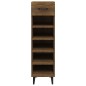 Scarpiera Rovere Marrone 30x35x105 cm in Legno Multistrato