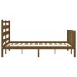 vidaXL Giroletto con Testiera Miele 120x200 cm in Legno Massello vidaXL Giroletto con Testiera Miele 120x200 cm in Legno Massello