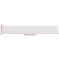 Paravento da Balcone HDPE 75x600 cm Bianco Paravento da Balcone HDPE 75x600 cm Bianco