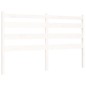vidaXL Giroletto con Testiera Bianco 160x200 cm Legno Massello vidaXL Giroletto con Testiera Bianco 160x200 cm Legno Massello