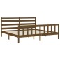vidaXL Giroletto con Testiera Miele 180x200 cm in Legno Massello vidaXL Giroletto con Testiera Miele 180x200 cm in Legno Massello