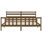 vidaXL Giroletto con Testiera Miele 180x200 cm in Legno Massello vidaXL Giroletto con Testiera Miele 180x200 cm in Legno Massello
