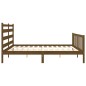 vidaXL Giroletto con Testiera Miele 200x200 cm in Legno Massello vidaXL Giroletto con Testiera Miele 200x200 cm in Legno Massello