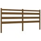 vidaXL Giroletto con Testiera Miele 200x200 cm in Legno Massello vidaXL Giroletto con Testiera Miele 200x200 cm in Legno Massello