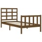 vidaXL Giroletto con Testiera Miele 90x190 cm in Legno Massello vidaXL Giroletto con Testiera Miele 90x190 cm in Legno Massello