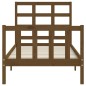 vidaXL Giroletto con Testiera Miele 90x200 cm in Legno Massello vidaXL Giroletto con Testiera Miele 90x200 cm in Legno Massello