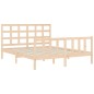 vidaXL Giroletto con Testiera King Size in Legno Massello vidaXL Giroletto con Testiera King Size in Legno Massello