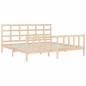 vidaXL Giroletto con Testiera 180x200 cm in Legno Massello