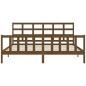 vidaXL Giroletto con Testiera Miele 180x200 cm in Legno Massello vidaXL Giroletto con Testiera Miele 180x200 cm in Legno Massello
