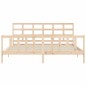 vidaXL Giroletto con Testiera 200x200 cm in Legno Massello vidaXL Giroletto con Testiera 200x200 cm in Legno Massello
