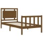 vidaXL Giroletto con Testiera Miele 90x200 cm in Legno Massello vidaXL Giroletto con Testiera Miele 90x200 cm in Legno Massello