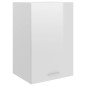Armadio Sospeso Bianco Lucido 39,5x31x60 cm in Truciolato Armadio Sospeso Bianco Lucido 39,5x31x60 cm in Truciolato