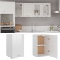 Armadio Sospeso Bianco Lucido 39,5x31x60 cm in Truciolato Armadio Sospeso Bianco Lucido 39,5x31x60 cm in Truciolato