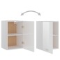 Armadio Sospeso Bianco Lucido 39,5x31x60 cm in Truciolato Armadio Sospeso Bianco Lucido 39,5x31x60 cm in Truciolato
