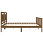 vidaXL Giroletto con Testiera Miele 180x200 cm in Legno Massello vidaXL Giroletto con Testiera Miele 180x200 cm in Legno Massello