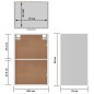 Armadio Sospeso Bianco Lucido 39,5x31x60 cm in Truciolato Armadio Sospeso Bianco Lucido 39,5x31x60 cm in Truciolato