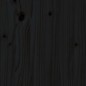 vidaXL Giroletto con Testiera Nero King Size in Legno Massello vidaXL Giroletto con Testiera Nero King Size in Legno Massello