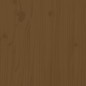vidaXL Giroletto con Testiera Miele 160x200 cm Legno Massello