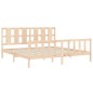 vidaXL Giroletto con Testiera 200x200 cm in Legno Massello vidaXL Giroletto con Testiera 200x200 cm in Legno Massello