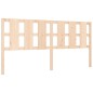 vidaXL Giroletto con Testiera 200x200 cm in Legno Massello vidaXL Giroletto con Testiera 200x200 cm in Legno Massello