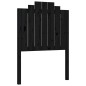 vidaXL Giroletto con Testiera Nero 2FT6 Small Single in Legno Massello vidaXL Giroletto con Testiera Nero 2FT6 Small Single in Legno Massello