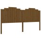 vidaXL Giroletto con Testiera Miele 200x200 cm in Legno Massello vidaXL Giroletto con Testiera Miele 200x200 cm in Legno Massello