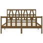 vidaXL Giroletto con Testiera Miele 5FT King Size in Legno Massello