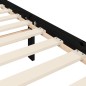 vidaXL Giroletto con Testiera Nero 4FT Small Double in Legno Massello vidaXL Giroletto con Testiera Nero 4FT Small Double in Legno Massello