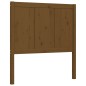vidaXL Giroletto con Testiera Miele 2FT6 Small Single Legno Massello vidaXL Giroletto con Testiera Miele 2FT6 Small Single Legno Massello