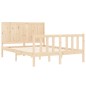 vidaXL Giroletto con Testiera 120x200 cm in Legno Massello vidaXL Giroletto con Testiera 120x200 cm in Legno Massello