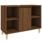 Set Mobili da Bagno 3 pz Rovere Marrone in Legno Multistrato Set Mobili da Bagno 3 pz Rovere Marrone in Legno Multistrato