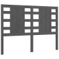 vidaXL Giroletto con Testiera Grigio 4FT Small Double Legno Massello