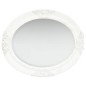 Specchio da Parete Stile Barocco 50x60 cm Bianco Specchio da Parete Stile Barocco 50x60 cm Bianco