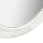 Specchio da Parete Stile Barocco 50x60 cm Bianco Specchio da Parete Stile Barocco 50x60 cm Bianco