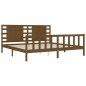 vidaXL Giroletto con Testiera Miele 6FT Super King in Legno Massello vidaXL Giroletto con Testiera Miele 6FT Super King in Legno Massello