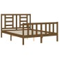 vidaXL Giroletto con Testiera Miele 4FT Small Double in Legno Massello vidaXL Giroletto con Testiera Miele 4FT Small Double in Legno Massello