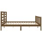 vidaXL Giroletto con Testiera Miele 6FT Super King in Legno Massello vidaXL Giroletto con Testiera Miele 6FT Super King in Legno Massello