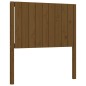 vidaXL Giroletto con Testiera Miele 90x200 cm in Legno Massello vidaXL Giroletto con Testiera Miele 90x200 cm in Legno Massello