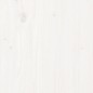 vidaXL Giroletto con Testiera Bianco 4FT Small Double Legno Massello vidaXL Giroletto con Testiera Bianco 4FT Small Double Legno Massello