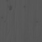vidaXL Giroletto con Testiera Grigio 4FT Small Double Legno Massello
