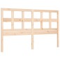vidaXL Giroletto con Testiera 5FT King Size in Legno Massello vidaXL Giroletto con Testiera 5FT King Size in Legno Massello