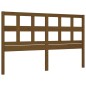vidaXL Giroletto con Testiera Miele 5FT King Size in Legno Massello vidaXL Giroletto con Testiera Miele 5FT King Size in Legno Massello